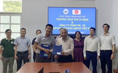 Trường Thủy sản và Khoa học sự sống ký kết hợp tác với Công ty TNHH TM - SX Phương Phương Group Việt Nam